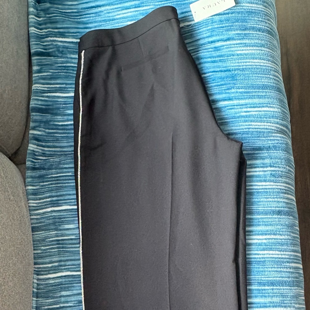 LBlack Dress  Pants with Rhinestones